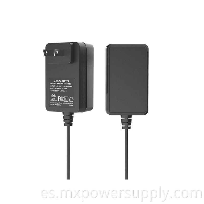 5V3A 12V2A 24V1A power adapter with UL FCC NOM